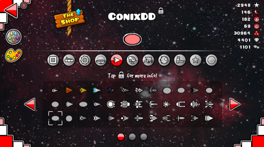 Редактор персонажа ТП Conix